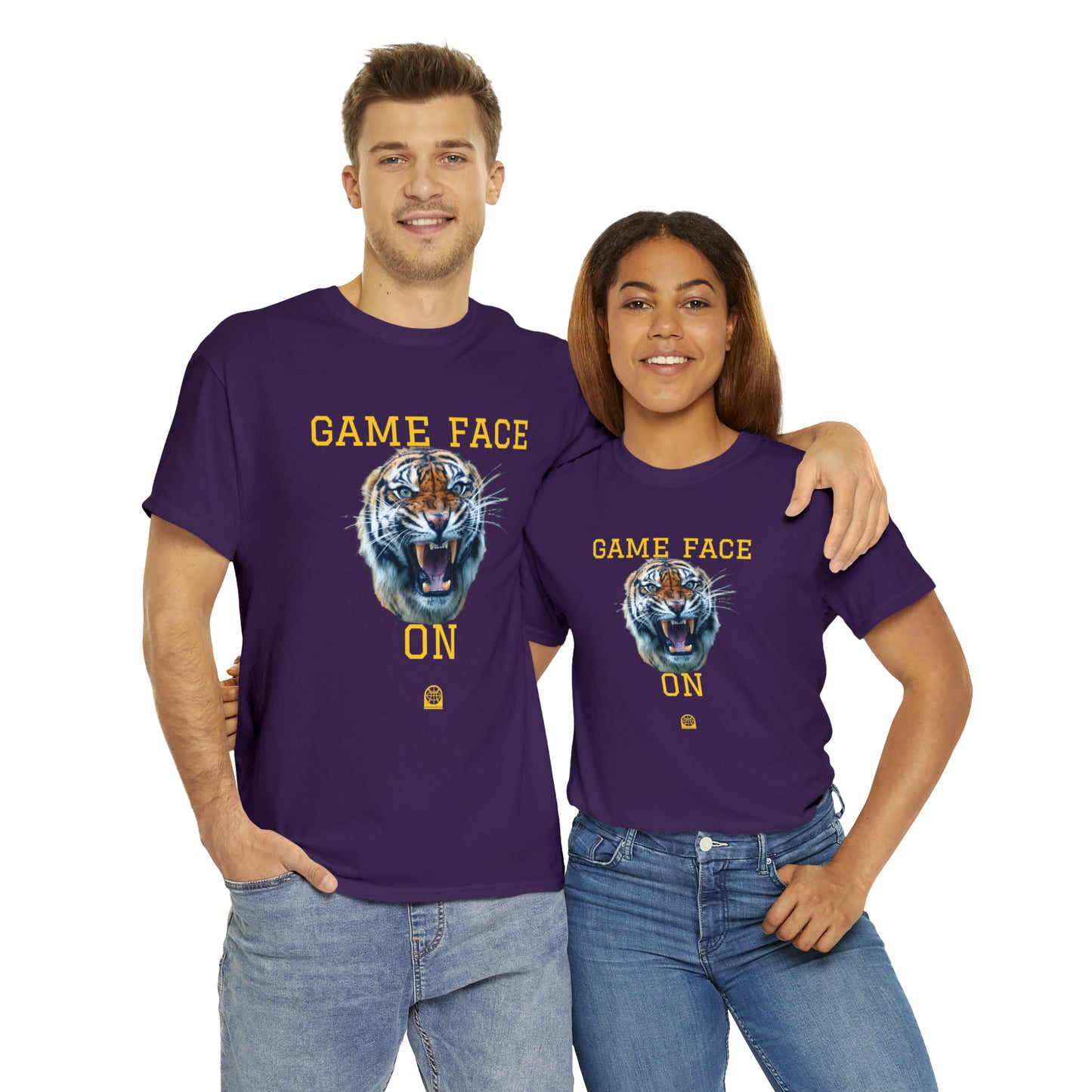 Tigers Game Face Heavy Cotton-Tee