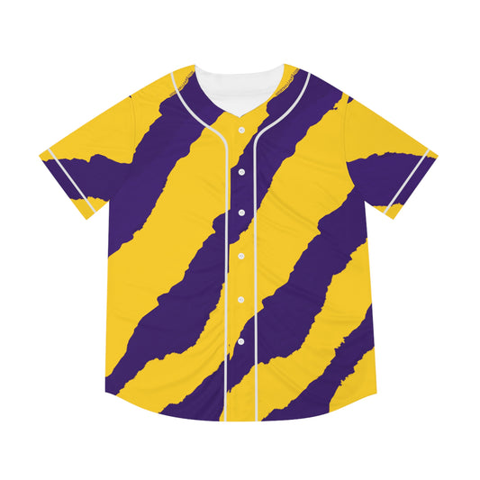 Men's Tiger Stripes Baseball Jersey