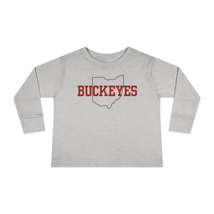 Toddler Buckeyes State Long Sleeve