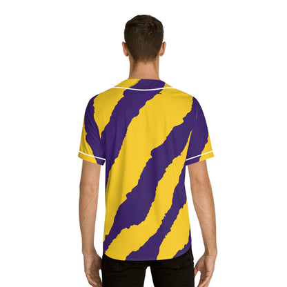 Men's Tiger Stripes Baseball Jersey