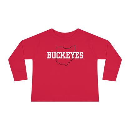 Toddler Buckeyes State Long Sleeve