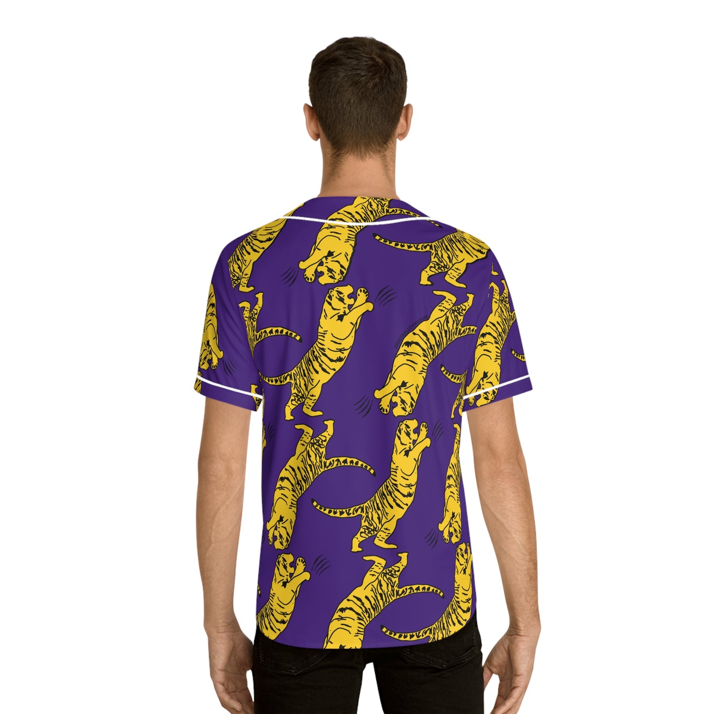 Men's Tiger Attack Baseball Jersey