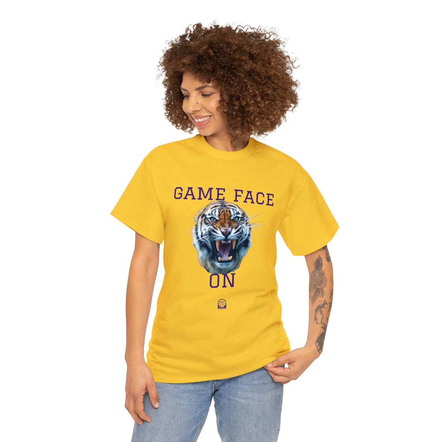 Tigers Game Face Heavy Cotton-Tee