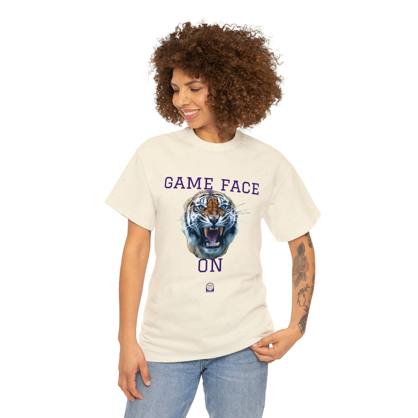 Tigers Game Face Heavy Cotton-Tee