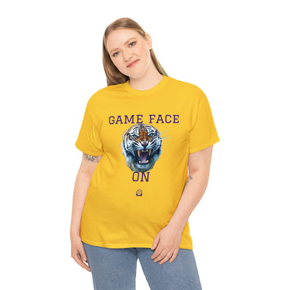 Tigers Game Face Heavy Cotton-Tee