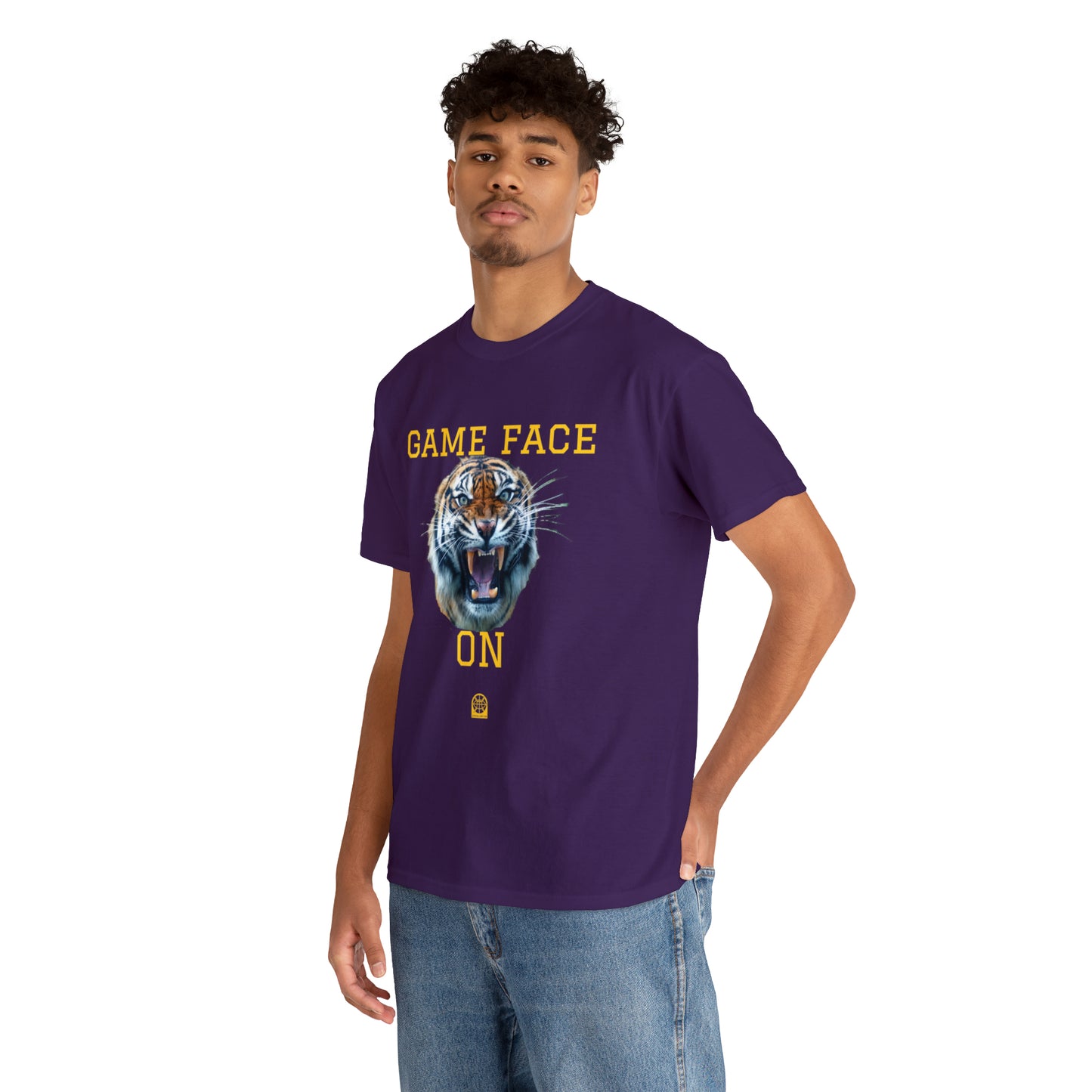 Tigers Game Face Heavy Cotton-Tee