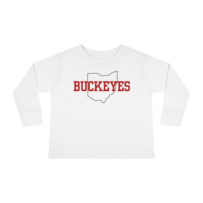 Toddler Buckeyes State Long Sleeve