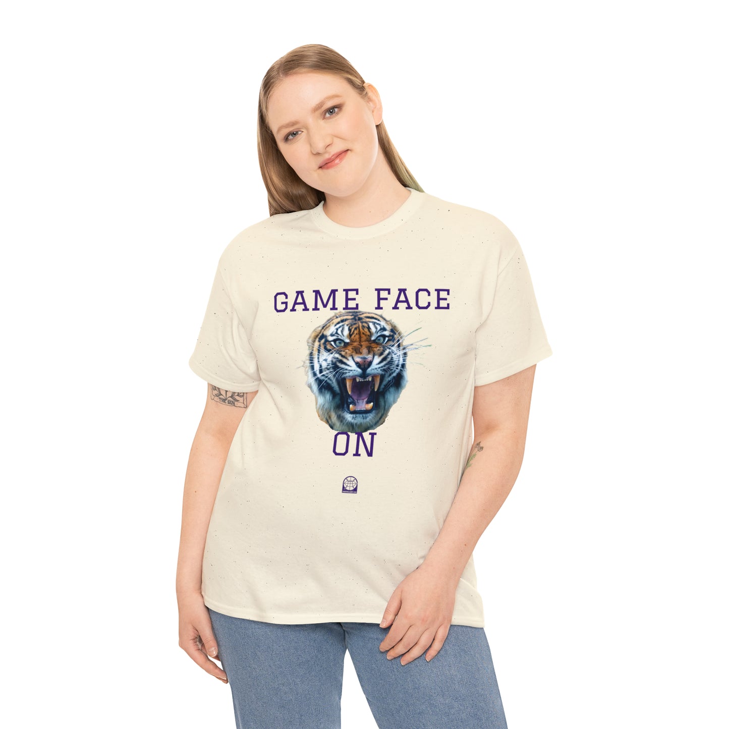 Tigers Game Face Heavy Cotton-Tee