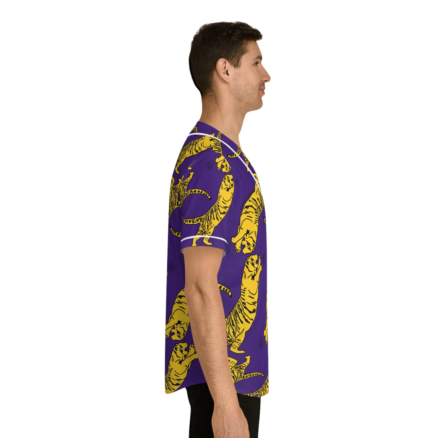 Men's Tiger Attack Baseball Jersey