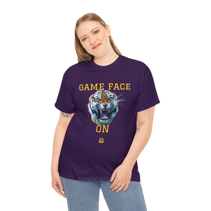 Tigers Game Face Heavy Cotton-Tee