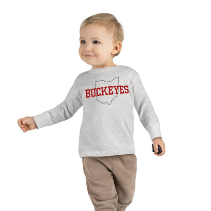 Toddler Buckeyes State Long Sleeve