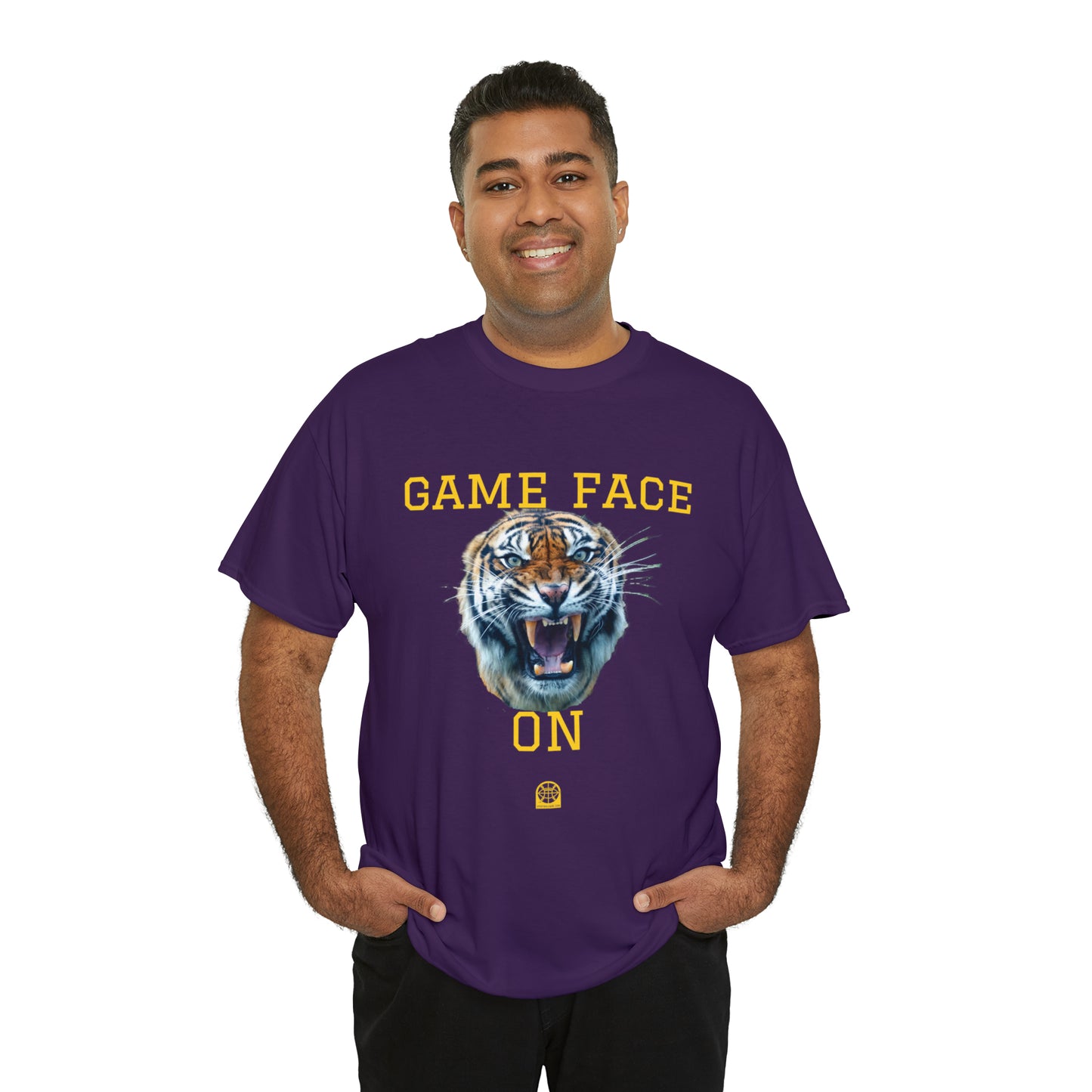 Tigers Game Face Heavy Cotton-Tee