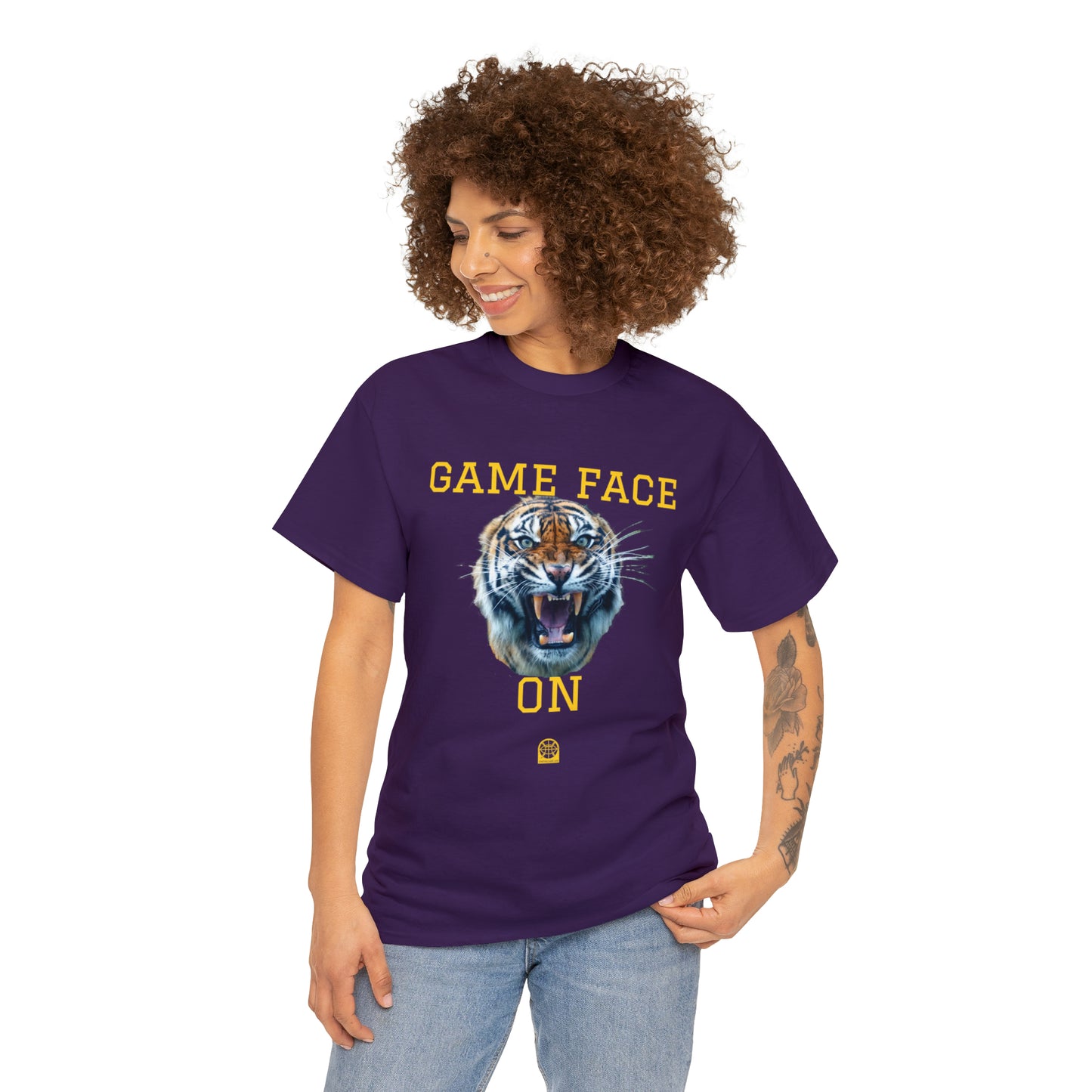 Tigers Game Face Heavy Cotton-Tee