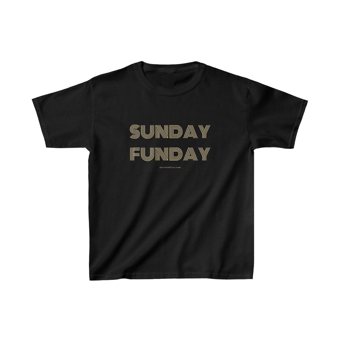 Youth Black & Gold Sunday T-shirt