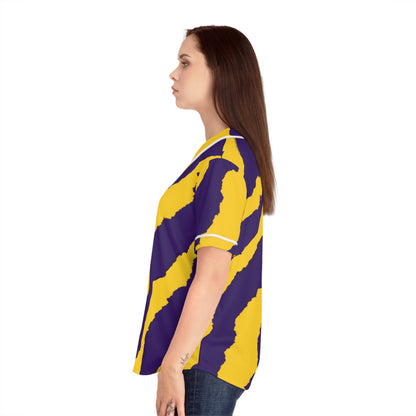 Women's Tiger Stripes Baseball Jersey