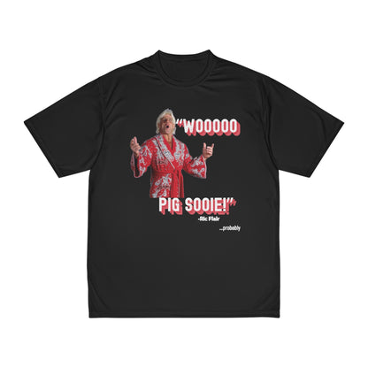 WOOOOO Pig Ric Men's Moisture Wicking Tee