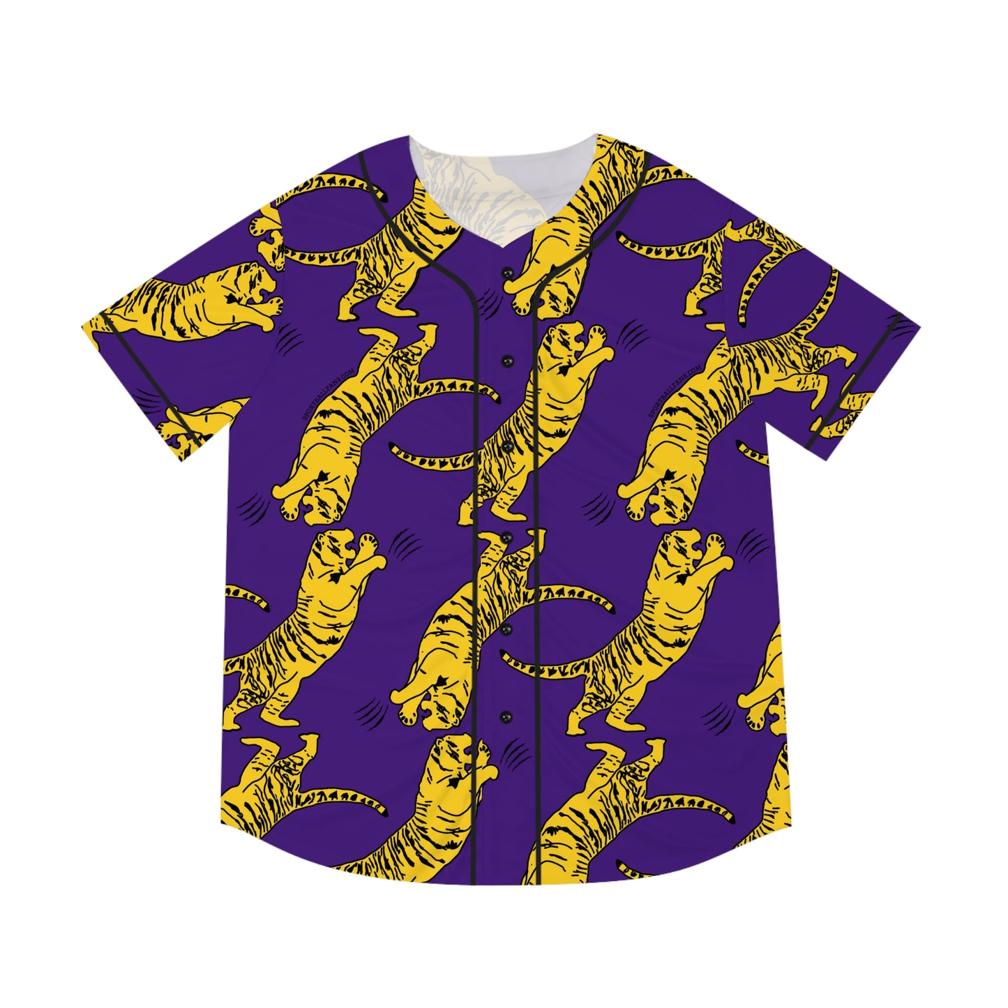 Men's Tiger Attack Baseball Jersey